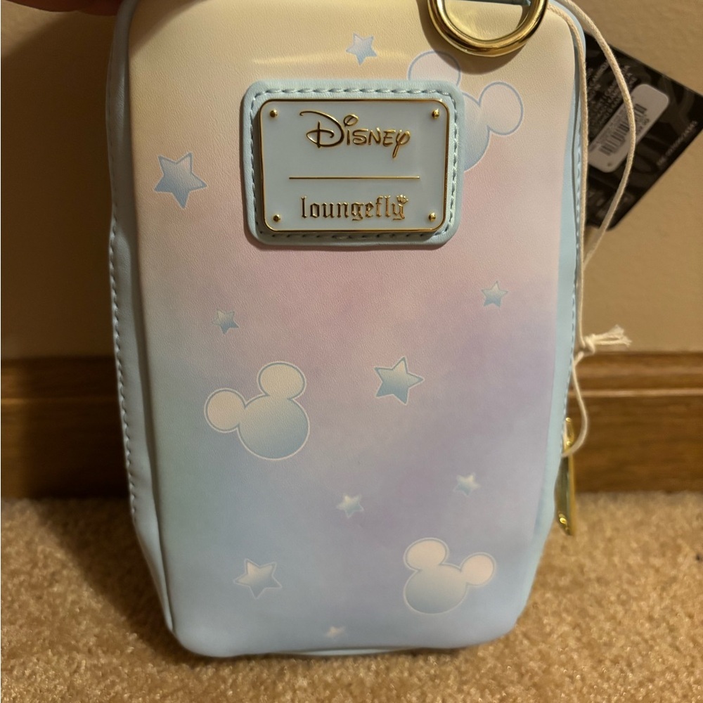 Loungefly Disney Mickey and Friends Tie Dye Crossbody Bag with Coin Purse - Picture 4 of 10